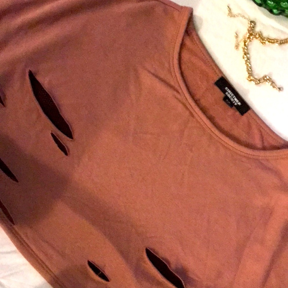ripped shirt
